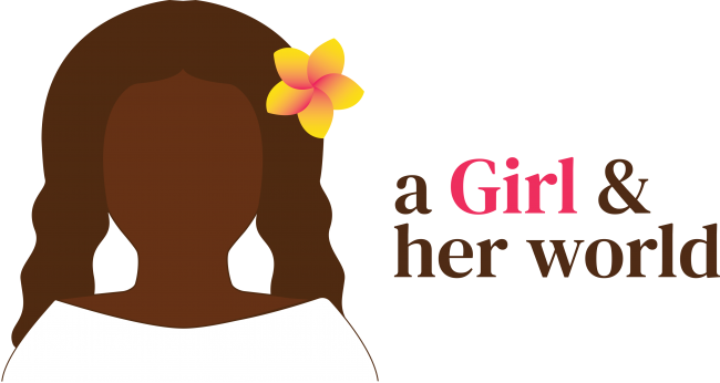 a girl & her world logo